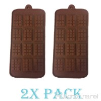 2 pack X Thin Mini Waffle Mold Chocolate DIY Tray Mould Silicone Party maker (Ships From USA) - B071YDQRZ3